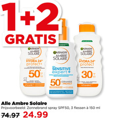  1 2 3 30 50 150 garnier ambre solaire nouveau hydra protect lait trees haute protection zonnemelk bescherming gras absorption resistant waterresistent vitamine uva plastic fles recycle recyclable bottle new sensitive expert hypoallergene spray hypoallergenique ceramide tres longs vettig high milk quick water vitamin zonnebrand spf50 flessen ml 
