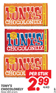  tony chocolony chocolade 180 chocolonely zeezout melk karamel tonys stuk reep 