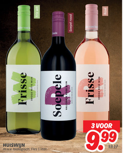  rode wijn rose witte 1 3 huiswijn biologisch fles liter frisse droge huis fris wit soepele halfzoete rosee soepel rood 9 99 