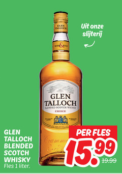  glen talloch whisky 1 40 sold slijterij blended scotch choice fles liter by 15 99 