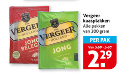  vergeer kaasplakken 200 kans fam holland jong beleg mild rom zacht romig gouda pakken pak 