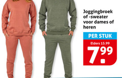  heren joggingbroek dames sweater stuk elders 