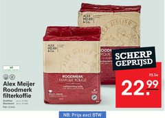  alex meijer koffie eerlijke roodmerk filterkoffie snelfilter pak 1 5 kilo co. excellent quality lex rouge snelfiltermaling mcafee moulu medium gebrand eerlijk scherp geprijsd 22 99 
