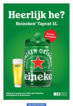  heineken biertap 18 tapvat origin diplome honneur amsterdam malt vers getapt pils sportkantine barbecue 