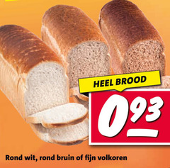  brood rond wit bruin fijn volkoren 