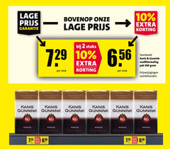  kanis en gunnink koffie 2 10 500 lage bovenop stuks stuk snelfiltermaling pak voorbehouden 