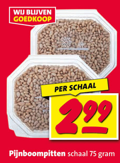  schaal pijnboompitten 
