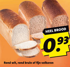  brood rond wit bruin fijn volkoren 