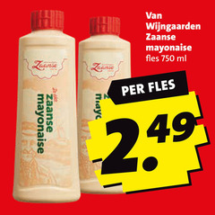  wijngaarden mayonaise 750 zaanse fles ml 