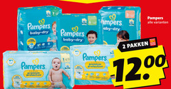  pampers luierbroekjes luiers 2 3 10 baby dry nel comfort premium protection pakken 