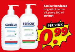  sanicur handzeep 300 original dermo oil pomp ml stuk hand soap 