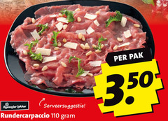  carpaccio bijzonder serveersuggestie rundercarpaccio pak 