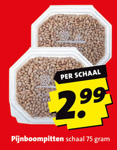  schaal pijnboompitten 