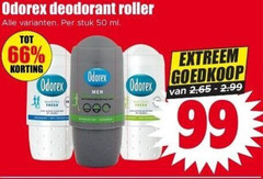  odorex deodorant 50 99 roller stuk ml extreem men fresh 
