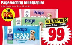  page vochtig toiletpapier 1 99 pak stuks geur eric fris schoon 