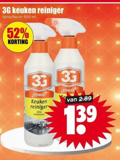  31 33 500 3g keuken reiniger sprayflacon ml power ultra ontvettend 