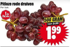 druiven 500 pitloze rode bak 