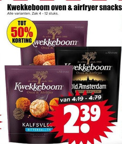  kwekkeboom bitterballen snacks kroketten 4 10 12 50 oven airfryer zak stuks old amsterdam 