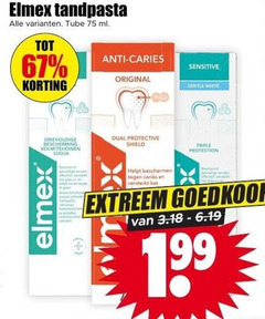  elmex tandpasta tube ml anti caries sensitive original gentle white bescherming dual protective shield triple protection gevoelige tand beschermen versterkt effectief extreem 19 