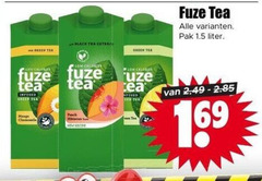  fuze tea ice green black infused calories mango new pak liter 16 