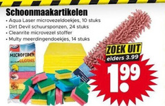  schuursponsjes microvezeldoekjes huishouddoekjes 10 14 24 schoonmaakartikelen aqua laser stuks devil schuursponzen microvezel stoffer multy meerdingendoekjes microfiber zoek elders 3.99 