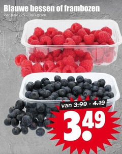  frambozen blauwe bessen bak 