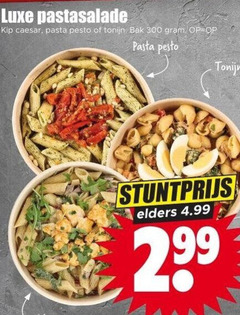klik op dit plaatje voor een vergroting en voor vergelijkbare aanbiedingen gerelateerd aan
300 luxe pastasalade kip caesar pasta pesto tonijn bak elders 300 luxe pastasalade kip caesar pasta pesto tonijn bak elders