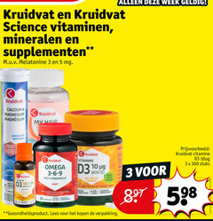  kruidvat huismerk voedingssupplement multivitaminen vitamines 1 3 5 10 20 60 300 400 week science vitaminen mineralen supplementen melatonine mg calcium magnesium my hair grape mousse oor pour le pet vitamine kids druppels omega 3-6-9 lijnzaadolie hart capsules dag supplement botten tanden multi fruit kinderen jaar kauw tabletten gezondheidsproduct lees stuks 