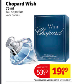  chopard wish ml eau parfum dames vaporisateur natural spray e75 2.5 