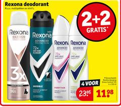  rexona deodorant 2 4 150 multipakken protection men advanced 72h body heat 3x sweat odour control invisible anti white marks yellow stains protect it let you down anti-perspirant transpirant biorythm stress deospray ml 
