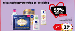  nivea gezichtsreiniging gezichtsverzorging 55 400 reiniging verslapte huid cellular dagen balsem textuur new luminous anti spot taches corrigerend serum teint egaliserende gezicht hals make up remover scan kaart essential soothing ml 