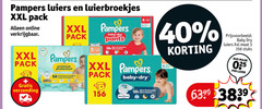  pampers luiers luierbroekjes 3 40 xxl pack online verzending premium protection 5x comfort schutz komfort baby dry pants ultra stop protect maat stuks luier 