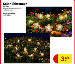  180 solar lichtsnoer cm automatische functie lichtsensor 