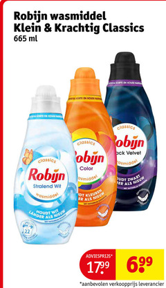  robijn wasmiddel 22 klein classics ml wit langer dermal korte koude wa color kleuren velvet zwart dermatologisch 