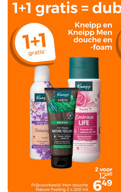  1 2 200 kneipp men douche foam rose scent plastic free microplastic formaat body hair relaxing nature feeling lavendel mousse lavande schuin dennen mos corps fe herbe bison mouse embrace life skin moisture bio rozenbloesem roses glad huid pour peau douce ml 