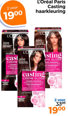  2 32 200 300 500 paris casting haarkleuring ebbenzwart noir lichtbruin clair nouveau loreal sting cast donkerbruin verzorgende sans ultra glossy glans b zichtbaar des grijsdekking wasbeurten 3x brillance gloss coloration miroir longue haarkwaliteit doux cheveux amon couverture blancs glycol complex king beurten 