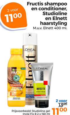  2 10 24 96 150 400 fructis shampoo conditioner studioline elnett haarstyling ml paris garnier oor naturelle nourishing banana hair food nettoie nourrit sans yes droog haar cheveux micro diffusion sterke fort vitamine b b5 line studio fix clear clean gel super strong 