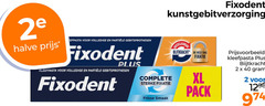  2 40 fixodent kunstgebitverzorging 2e halve gebitsprothesen kleefpasta fixatie frisse dag xl pack 