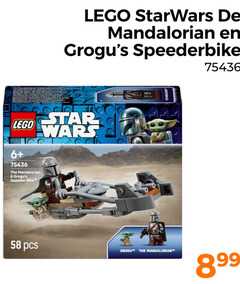  lego starwars mandalorian star 6 speeder bike 