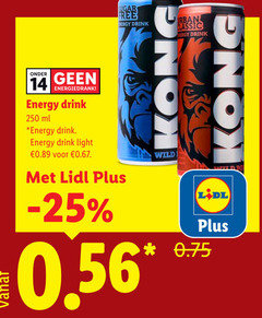  energiedrank 14 250 sugar energy drink classic ml light wild 