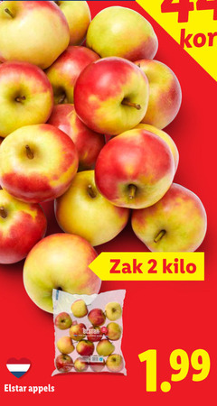  elstar appelen 2 appels zak kilo 