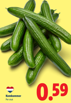 komkommer stuk 