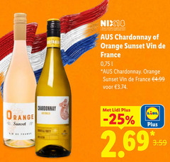  witte wijn 13 25 orange sunset truth fruity nix18 jaar chardonnay vin france 