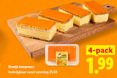  tompoucen 4 oranje tompouce zaterdag pack 