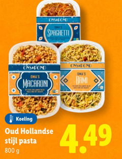  pasta pond macaroni spaghetti koeling oud hollandse stijl 