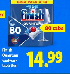  finish vaatwasmiddel 80 giga pack quantum vaatwas tabletten powerball tabs 