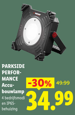  4 pro parkside accu bouwlamp behuizing 