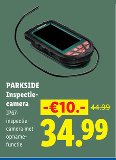  parkside camera opname functie 