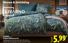  dekbedovertrek 140 200 240 wonen inrichting livarno satijnen cm dekbed varieeren 5.99 
