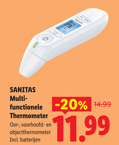  sanitas thermometer voorhoofd batterijen 